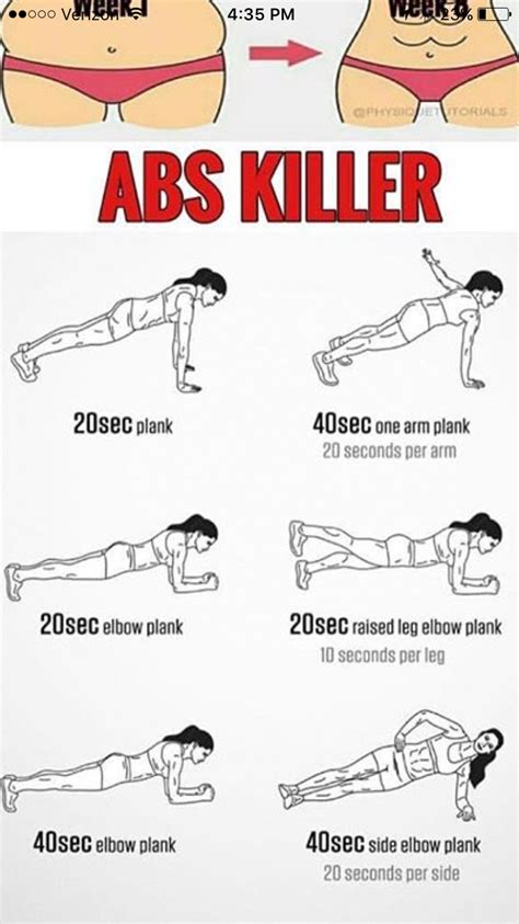 29 Ab Routine Planks Fat Burning Extremeabsworkout