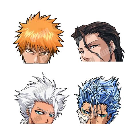 Buy Pcs Anime Car Sticker For Toushirou Grimmjow Peeker Peek Cartoon