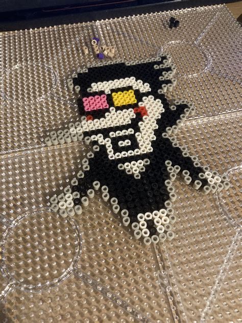 I Made The Big Shot Himself Using Perler Beads R Spamton