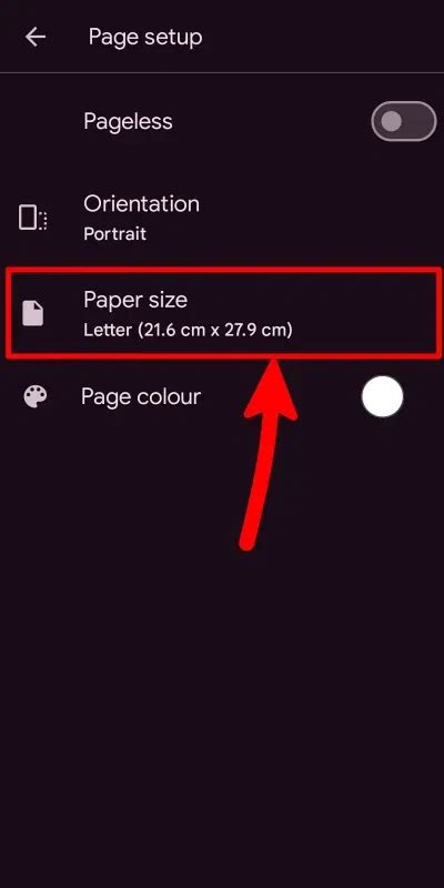 How To Change Page Size In Google Docs Geeksforgeeks