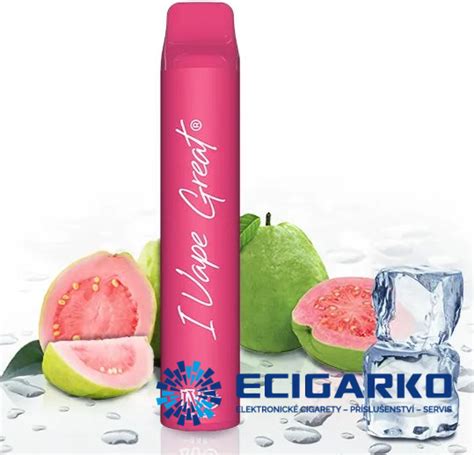 Ivg Bar Plus Jednorázová E Cigareta Ruby Guava Ice 20mg Ecigarko Cz