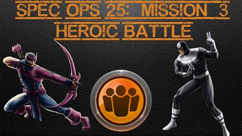 Marvel Avengers Alliance Spec Ops Hawkeye Vs Bullseye Youtube