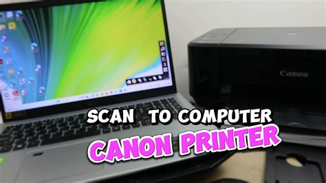 How To Scan In Canon Printer Save PDF Document And Share To Email YouTube