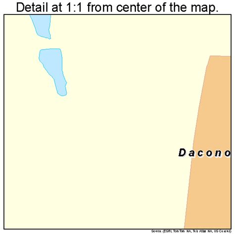 Dacono Colorado Street Map 0819080