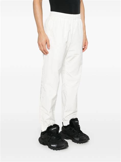 Balenciaga Pantalon De Jogging Mirror Blanc Farfetch Fr