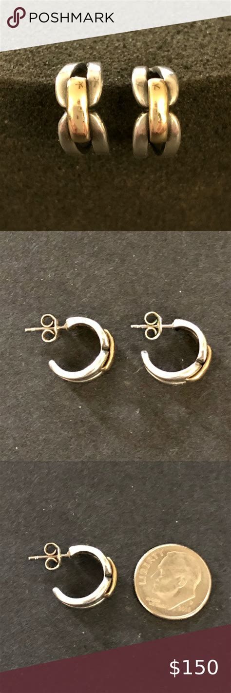 James Avery Enduring Bond Hoop Earrings Sterling Silver Hoop Earrings