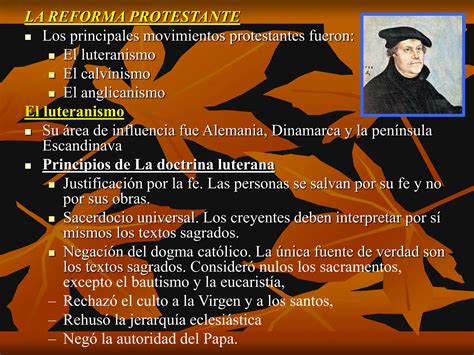 Reforma Y Contrarreforma Ppt Surgimiento De Corrientes Religiosas Ppt