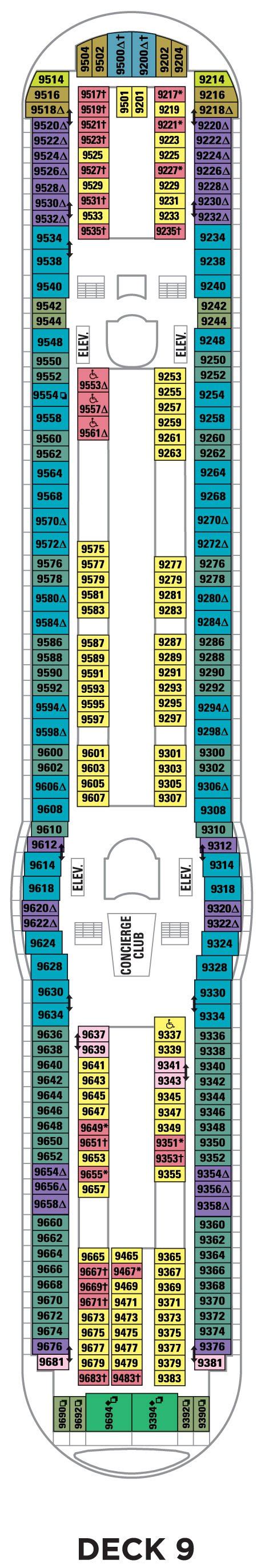 Deck Explorer Of The Seas Deck Plans Royal Caribbean Blog