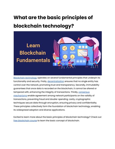 Ppt What Are The Basic Principles Of Blockchain Technology Powerpoint Presentation Id12895350