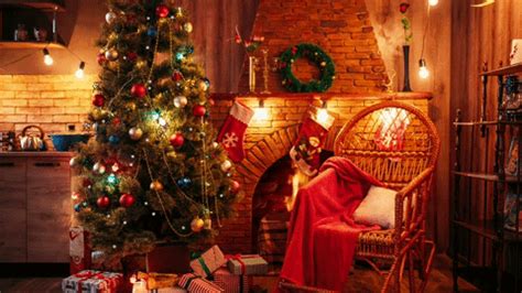 Merry Christmas Fireplace Gif - Fireplace World