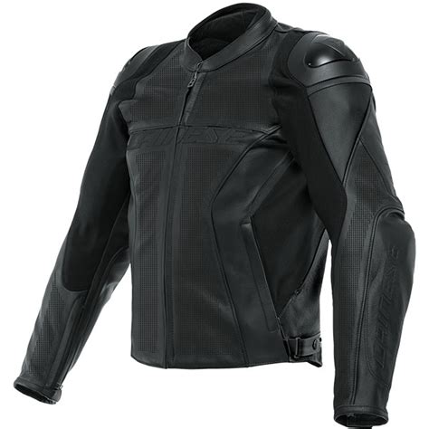 Dainese Racing 4 Perforated Leather Jacket Black Black Free Uk Delivery