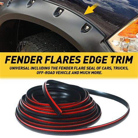 9m Universal For Car Truck Wheel Wells Fender Flare Edge Trim Rubber