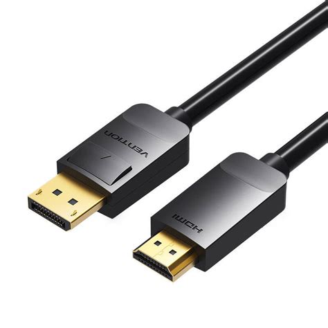 Vention Kabel DisplayPort Do HDMI 3m HADBI Czarny Vention Sklep