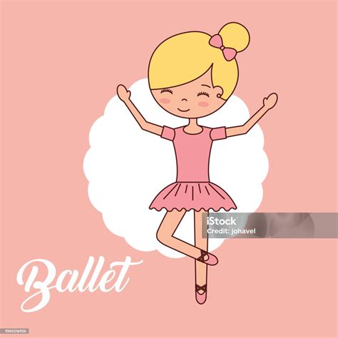 Beautiful Ballerinas Ballet Cartoon Character Stock Illustration Download Image Now Ballet