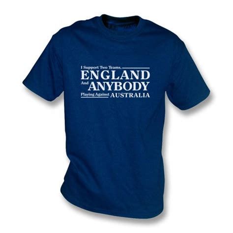 I Support Two Teams T Shirt Mens From Punk Cricket Uk