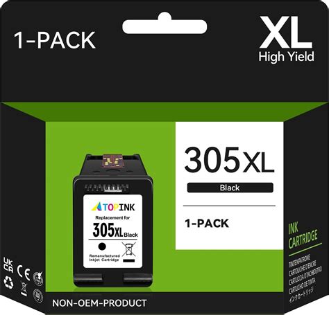 305 Black Ink Cartridge Printer Ink 305 Xl Black Replacement For Hp 305 Black Ink Cartridge For