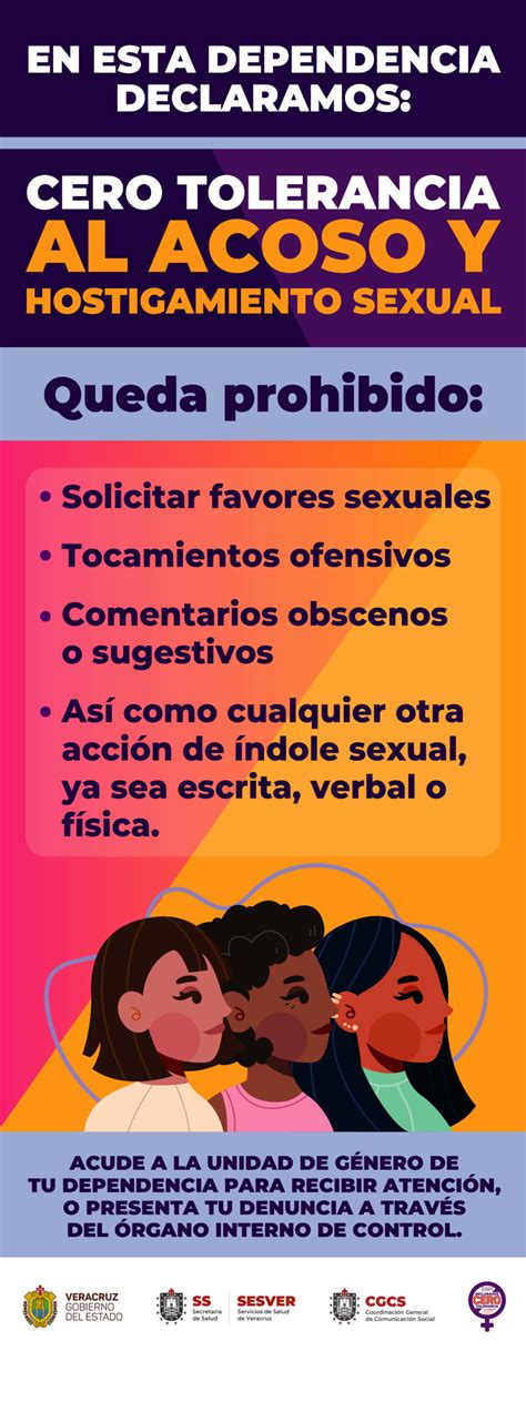 Identifica Y Denuncia El Hostigamiento Y Acoso Sexual Unidad De Genero