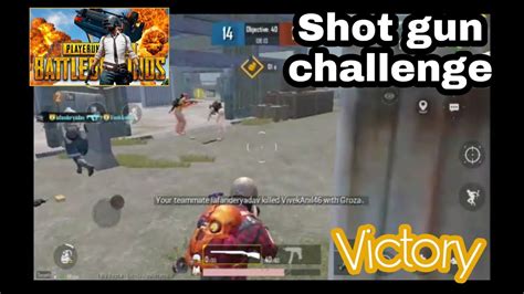 S686 Shot Gun Gun Only Challenge Shot Gun Vs Ar Gun Destroying In The