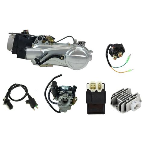 150cc 125cc Gy6 4 Stroke Scooter Motor Complete Engine Kits Carburetor