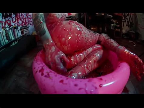 Strawberry Syrup Enema Messy Fun XVIDEOS