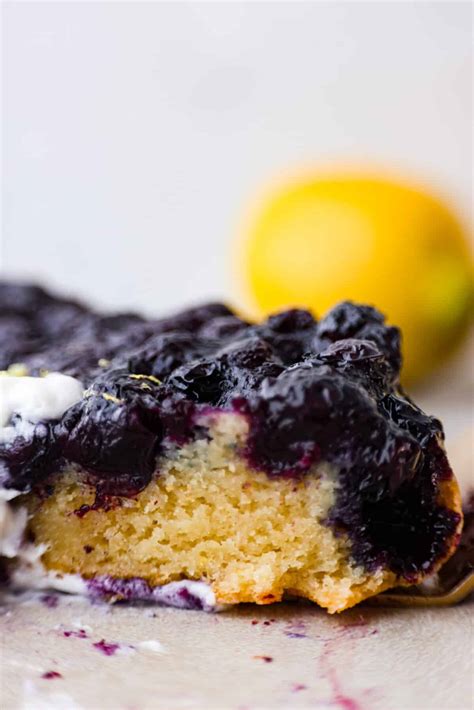 Blueberry Lemon Upside Down Cake