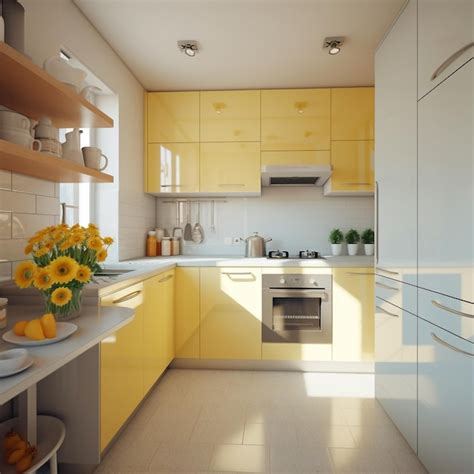 Premium AI Image | small kitchen style minimalist