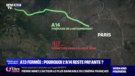 A13 fermée 50 du prix du péage de l A14 sera pris en charge par l