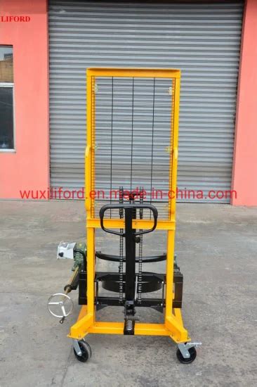 450kg Manual Drum Lifter Drum Tilt Drum Truck Hydraulic Drum Rotator