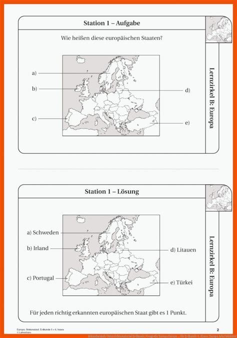 Erdkunde 6 Klasse Europa Arbeitsblätter Geographie Arbeitsblätter