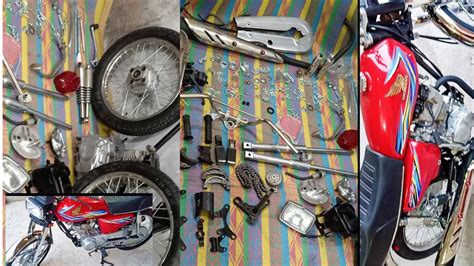 Complete Assembling Honda Cg 125 After Restoring And Replacing Old