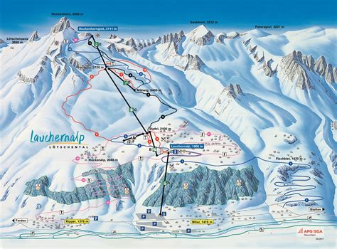 L Tschental Piste Map Plan Of Ski Slopes And Lifts Onthesnow