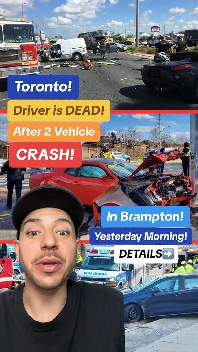 Toronto Driver Dead After 2 Vehicle Crash In Brampton Involving