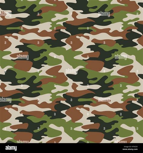 Camouflage pattern background seamless vector. Camo military clothing ...