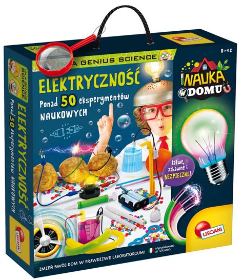 Lisciani I m a genius Nauka w domu Elektryczność eksperymenty i