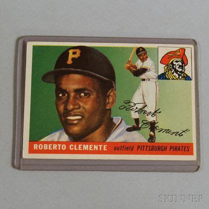 Sold At Auction Topps Roberto Clemente Rookie Card Auction