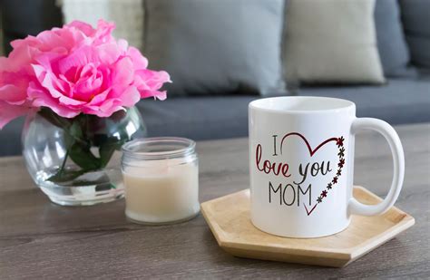 Mothers Day Mug I Love You Mom Mug Mothers Day T Mom T