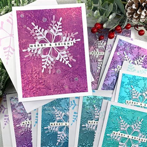 EASY Mass-Produced Christmas Cards | AmyR Holiday 2022 Series #28 ...