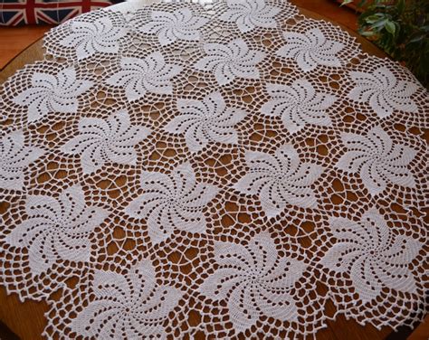 Crochet Tablecloth - Etsy