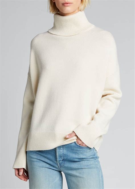 Co Wool Cashmere Knit Turtleneck Sweater Bergdorf Goodman