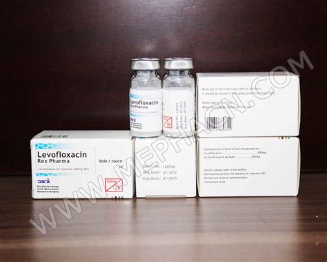 Levofloxacin Lactate For Injection Mg Hebei Mepha Co Ltd