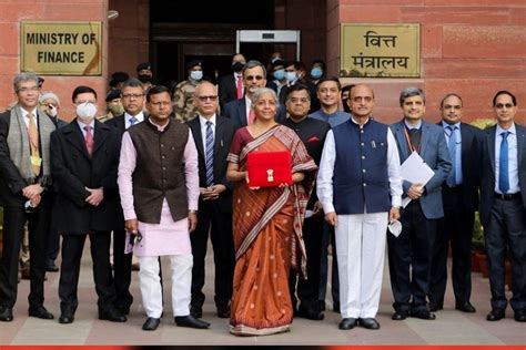 Nirmala Sitharaman Takes Tablet In Red Pouch To Parliament To Present