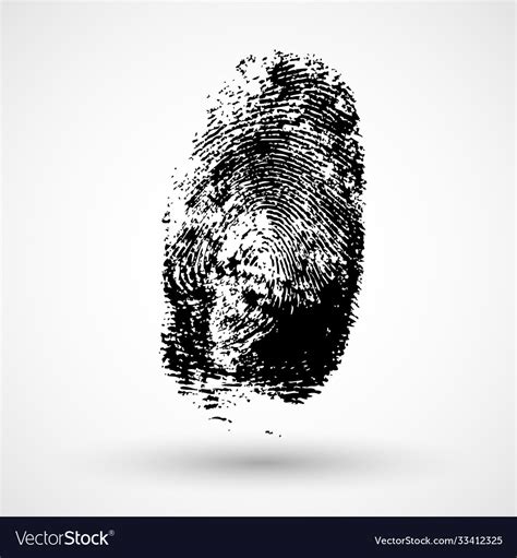 Fingerprint Royalty Free Vector Image VectorStock