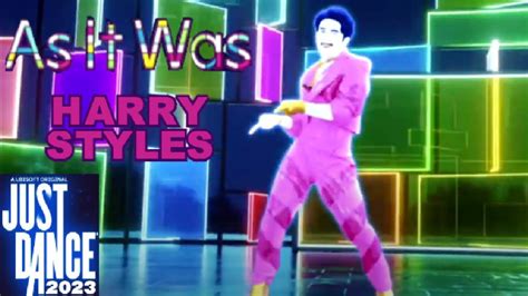 Harry Styles As It Was Just Dance Edition Youtube