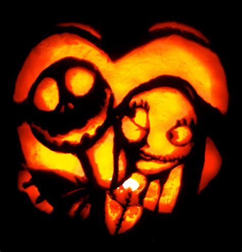 Jack And Sally Pumpkin Carving Patterns