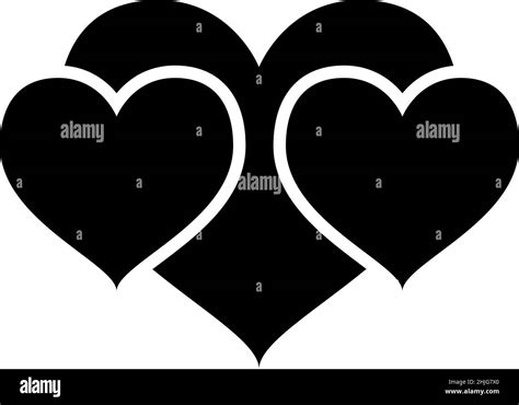 Three Hearts Hi Res Stock Photography And Images Alamy