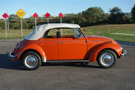 1971 Volkswagen Super Beetle Karmann Convertible Only 99300 Original