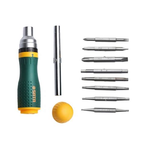 New Version SATA 19 In 1 Multifunctional Ratchet Screwdriver Set W 8