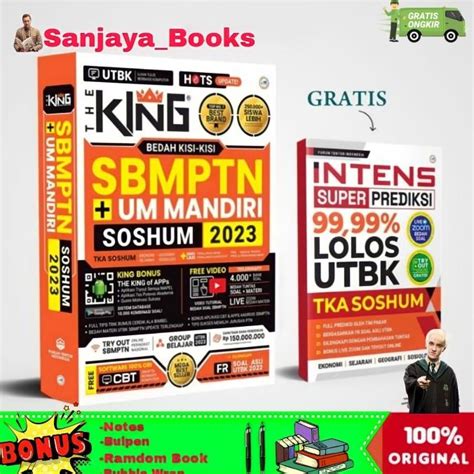 Jual Buku The King Sbmptn Soshum Um Mandiri Tps 2022 2023 Plus Bonus