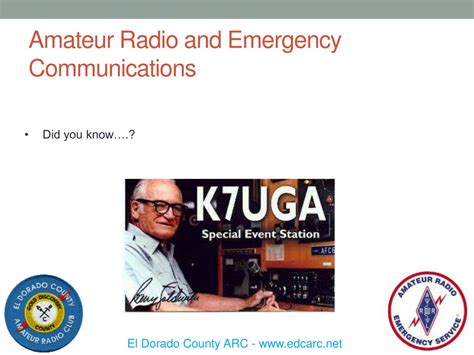 PPT Amateur Radio And Emergency Communications PowerPoint