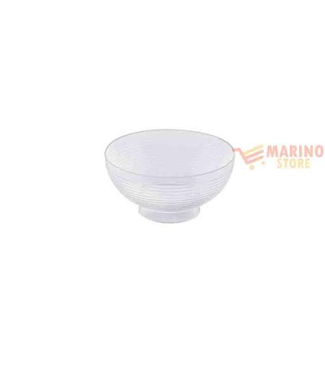 Finger Food Coppetta Bowl Mini 60cc 10 Pz Trasparente Plastica Gold